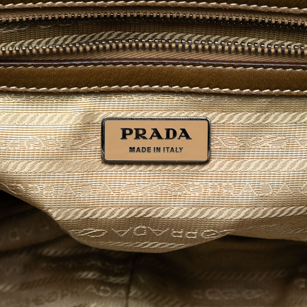 Pre-Loved Prada Tessuto Gaufre Frame Tote - Picture 5 of 6
